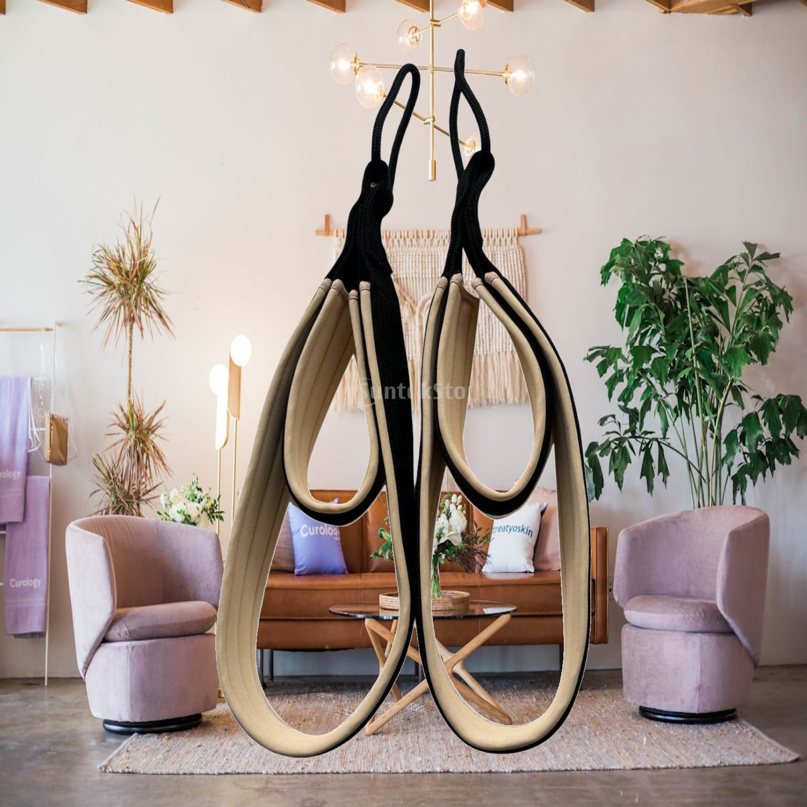 Pilates & Yoga Training Center - Impugnatura per Pilates, Cinghia Antiscivolo per