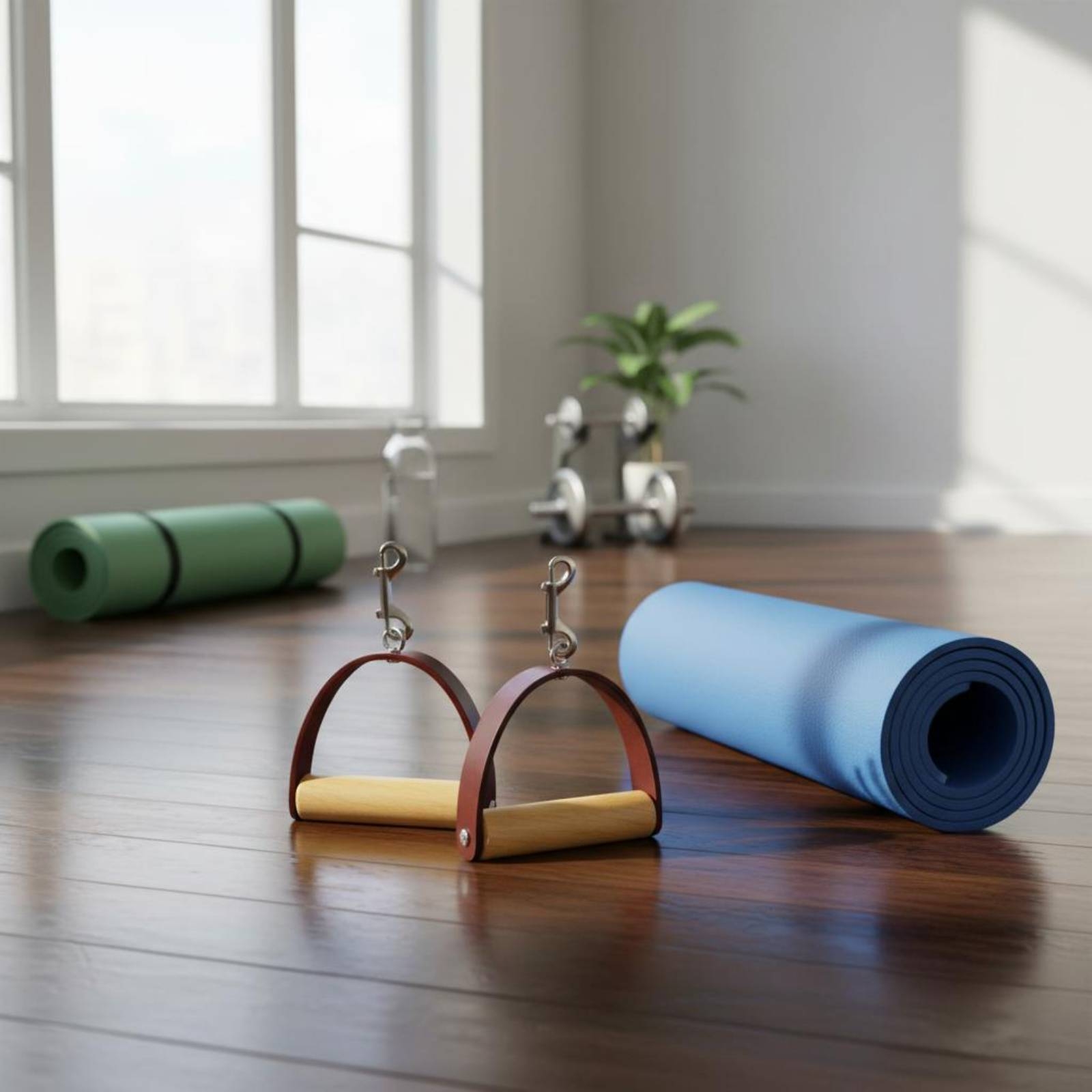 Set di 2 Pezzi Maniglie in Pel - Pilates & Yoga Training Center recensione e prezzo