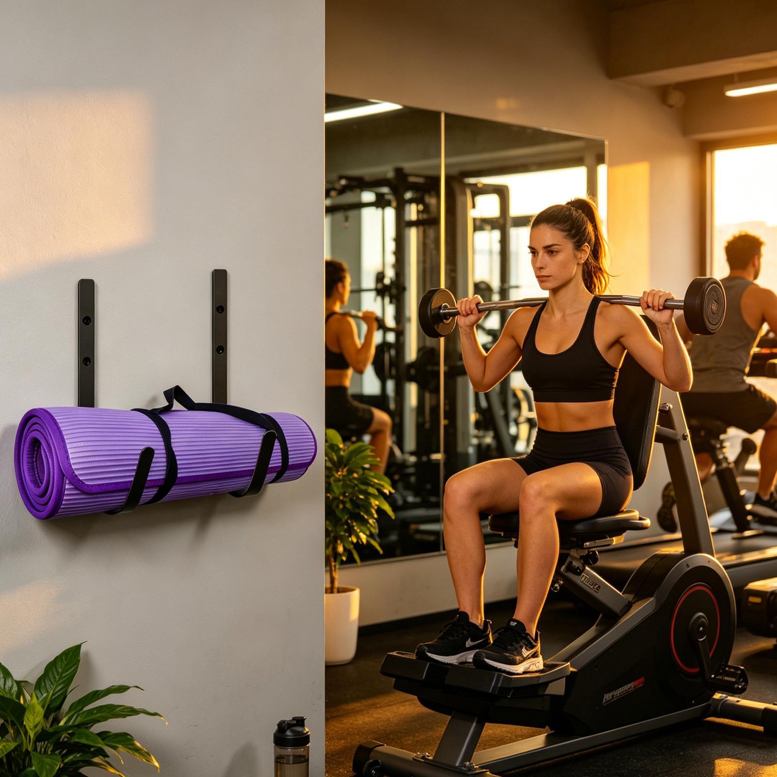 Supporto da parete per tappeti - Pilates Yoga Garage recensione e prezzo