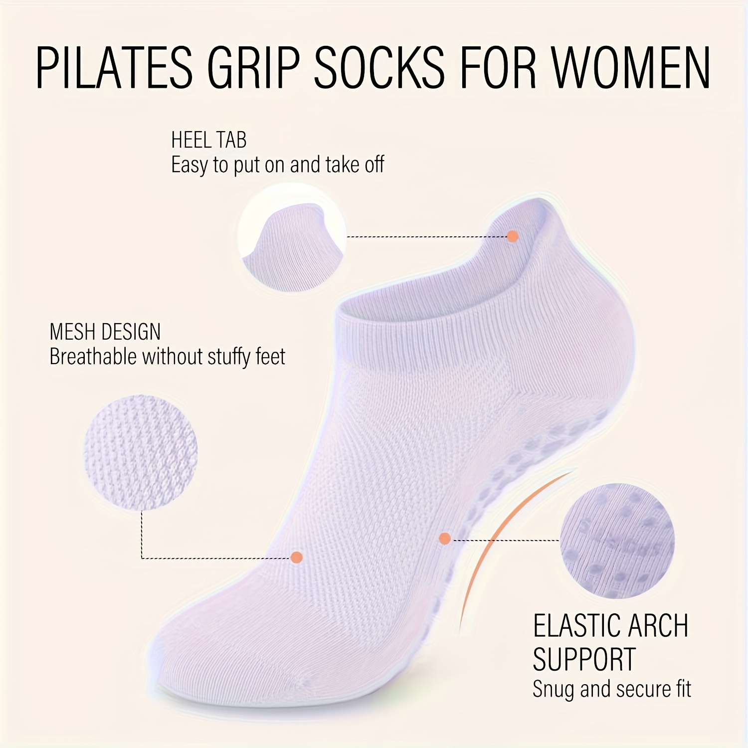 1 Paio di Calzini Antiscivolo  - Pilates Yoga Barre recensione e prezzo