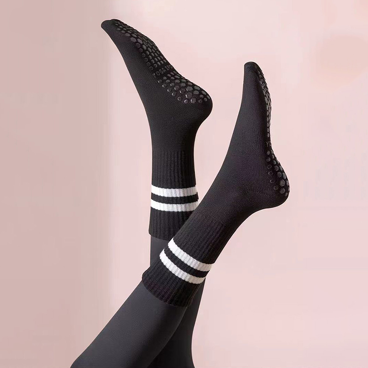 3 paia di calzini lunghi da yo - Pilates Yoga Barre recensione e prezzo